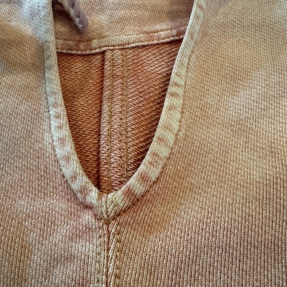 Anthropologie Maeve Pigment Dyed Tie Front Pullover Sweatshirt / xsmall - Picture 7 of 11